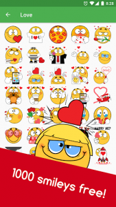 اسکرین شات برنامه Ochat Basic: 1000 text emoticons & emoji stickers 5
