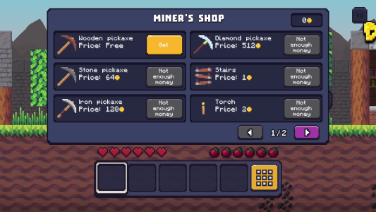 اسکرین شات 3 بازی Noob Miner: Escape from prison