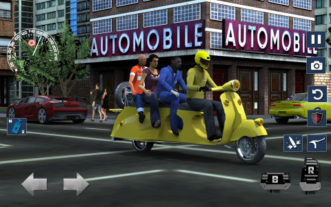 اسکرین شات بازی Bus Bike Taxi Bike Games 4
