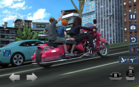 اسکرین شات بازی Bus Bike Taxi Bike Games 3