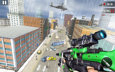 اسکرین شات بازی Sniper 3D Gun Games Shooter 3