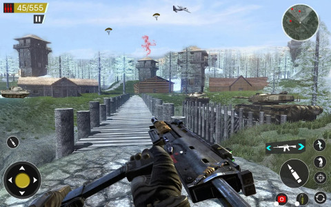 اسکرین شات بازی World War 2 Gun Shooting Games 3
