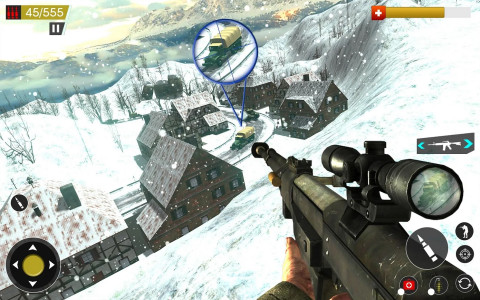 اسکرین شات بازی World War 2 Gun Shooting Games 1
