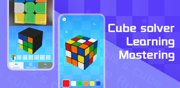 اسکرین شات بازی RGB Rubik's Cube Solver &Timer 1