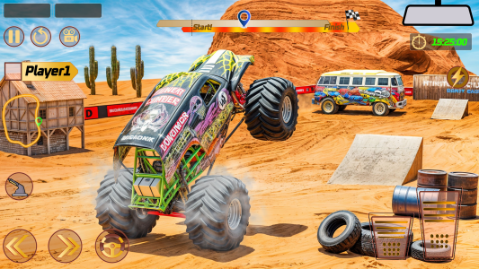 اسکرین شات 5 بازی Monster Truck: Derby Games