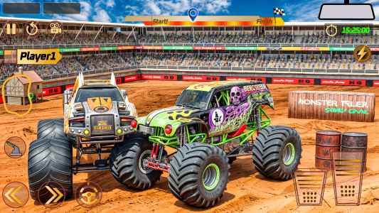 اسکرین شات 4 بازی Monster Truck: Derby Games