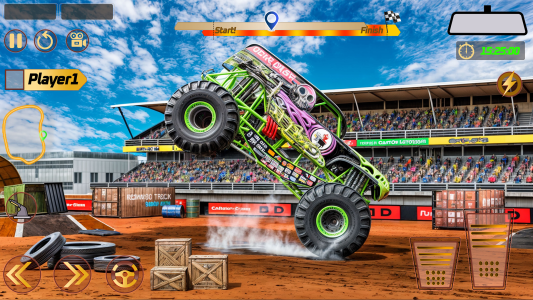 اسکرین شات 2 بازی Monster Truck: Derby Games