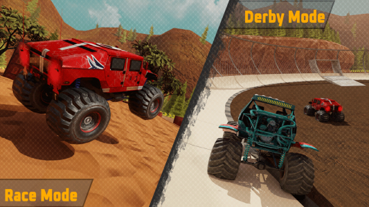 اسکرین شات بازی Monster Truck: Derby Games 2