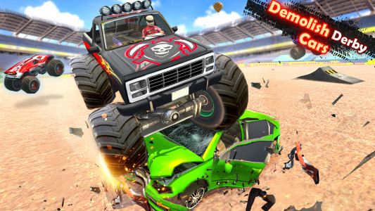اسکرین شات برنامه Demolition Derby Truck Stunts 3