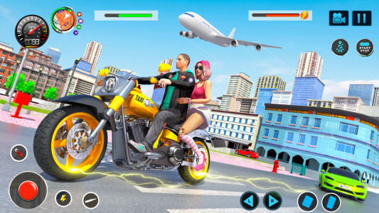 اسکرین شات 3 برنامه Flying Bike Driving Simulator