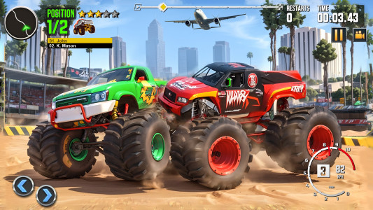 اسکرین شات برنامه Monster Truck Demolition Derby 3