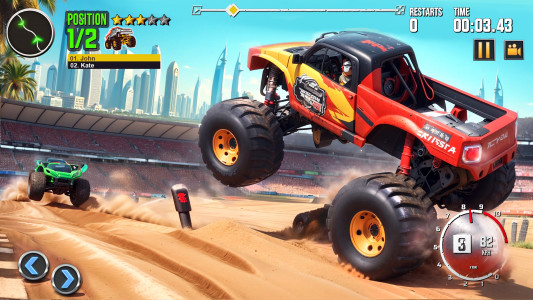 اسکرین شات برنامه Monster Truck Demolition Derby 1