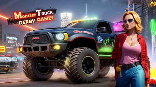 اسکرین شات برنامه Monster Truck Demolition Derby 2