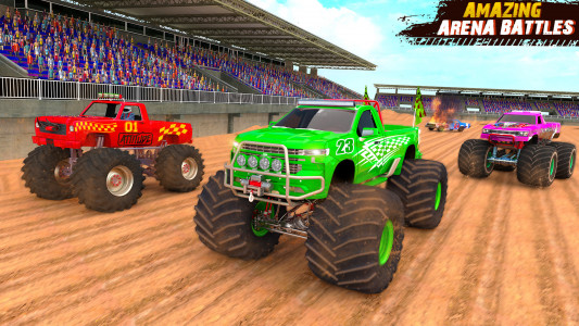 اسکرین شات برنامه Monster Truck Demolition Derby 1