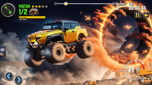 اسکرین شات برنامه Monster Truck Demolition Derby 4