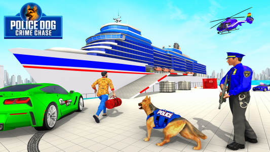 اسکرین شات برنامه US Police Dog Ship Crime Game 1
