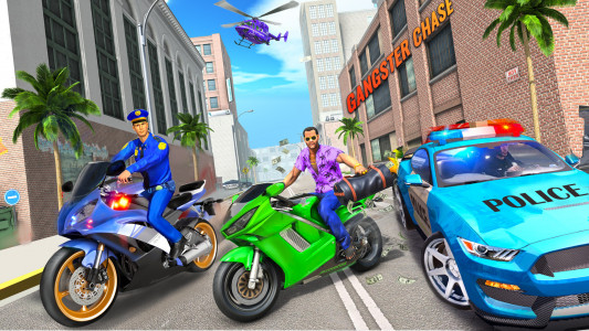 اسکرین شات برنامه US Police Moto Bike Games 2
