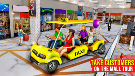 اسکرین شات بازی Shopping Mall Radio Taxi: Car Driving Taxi Games 4