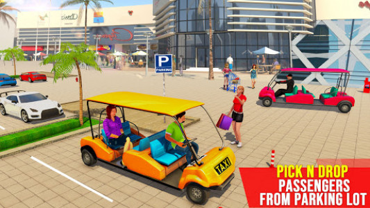 اسکرین شات بازی Shopping Mall Radio Taxi: Car Driving Taxi Games 5