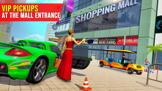 اسکرین شات بازی Shopping Mall Radio Taxi: Car Driving Taxi Games 6