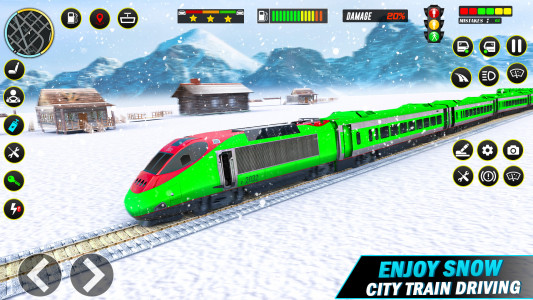 اسکرین شات بازی City Train Driving Train Games 3