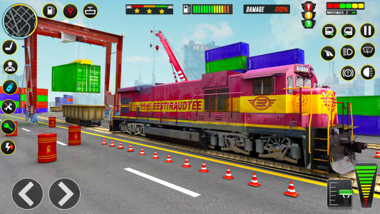 اسکرین شات بازی City Train Driving Train Games 1
