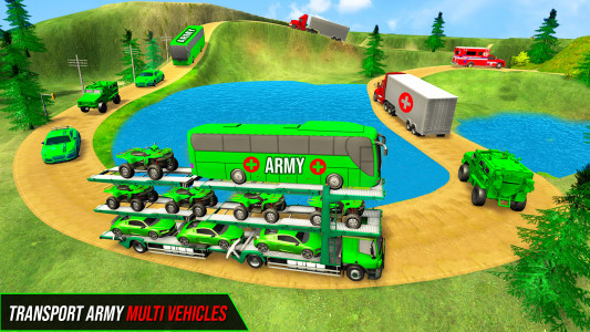 اسکرین شات برنامه Army Ambulance Transport Truck 2