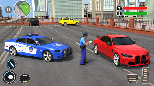 اسکرین شات 5 برنامه Police Patrol Car Chase Games