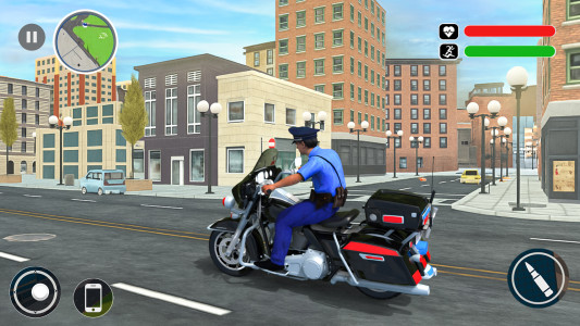 اسکرین شات 3 برنامه Police Patrol Car Chase Games