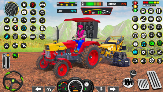 اسکرین شات برنامه Big Tractor Farming Games 3