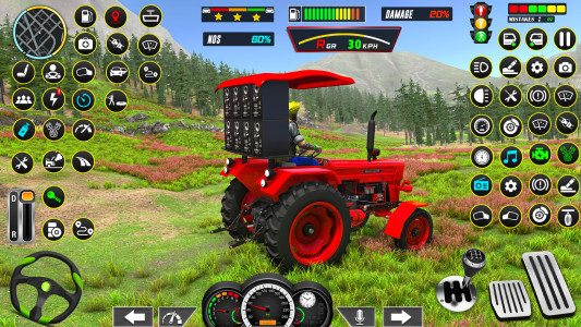 اسکرین شات برنامه Big Tractor Farming Games 4