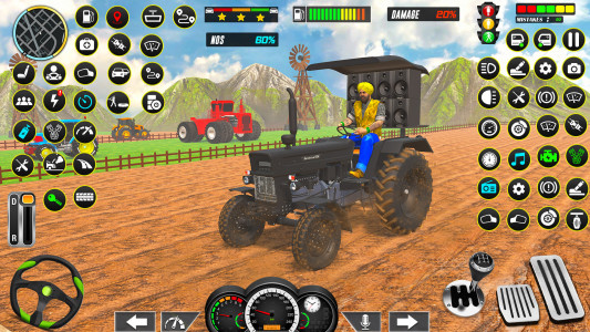 اسکرین شات برنامه Big Tractor Farming Games 1