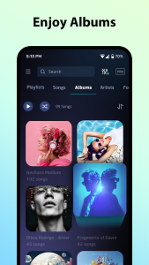اسکرین شات 6 برنامه Music Player - MP3 Music App