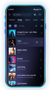 اسکرین شات برنامه Music Player - MP3 Music App 2