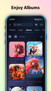 اسکرین شات 6 برنامه Music Player - MP3 Music App
