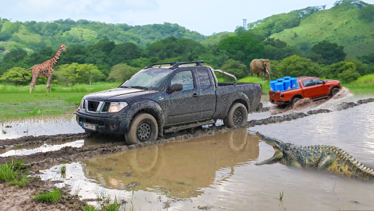اسکرین شات بازی Uphill Pickup Truck Driving 24 1
