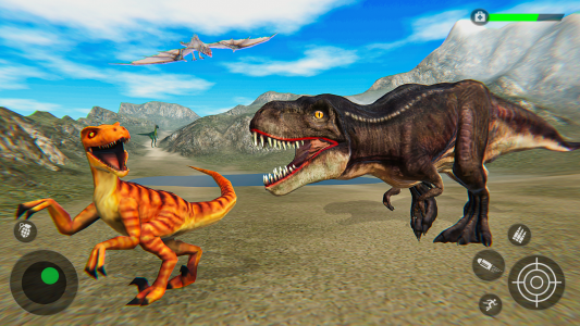اسکرین شات بازی Bowmaster Dinosaur Hunter Game 4