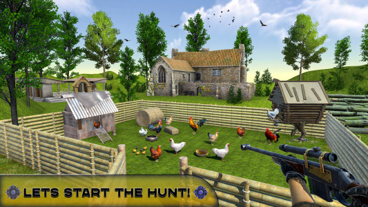 اسکرین شات بازی Chicken Hunting Challenge Game 1