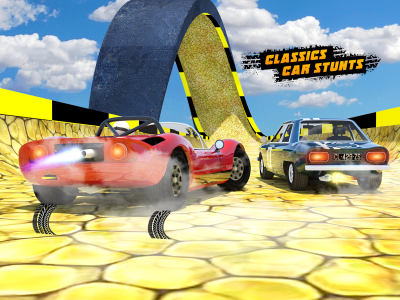 اسکرین شات 1 بازی Classics Car Stunts Mega Ramps