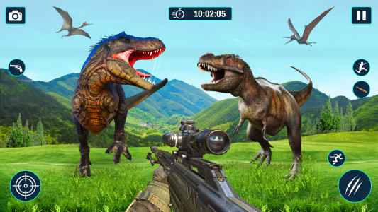 اسکرین شات بازی Dino Hunter 3D Sniper Shooting 1