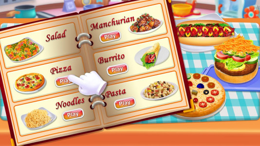 اسکرین شات بازی Fast Food Cooking Games 1