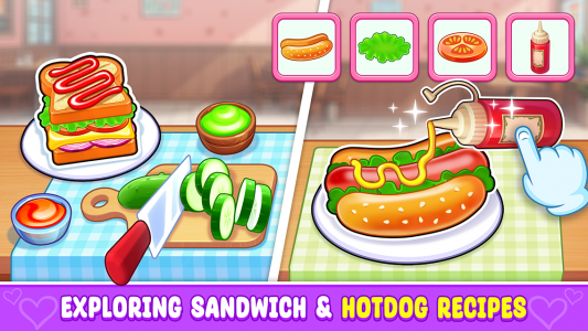 اسکرین شات 1 بازی Fast Food Cooking Games