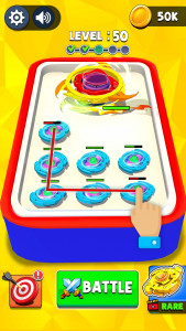 اسکرین شات بازی Spin Battle 3D 3