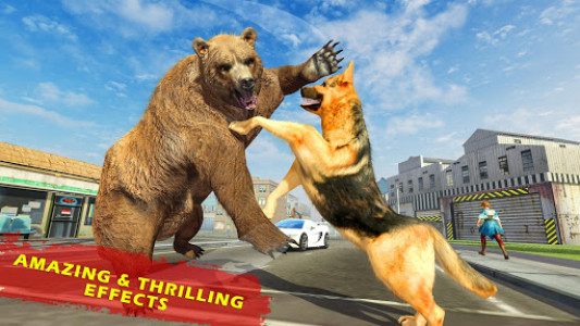 اسکرین شات برنامه Flying Super Dog Hero City Animal Rescue 3