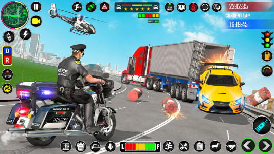 اسکرین شات بازی Police Motor Bike Crime Chase 4