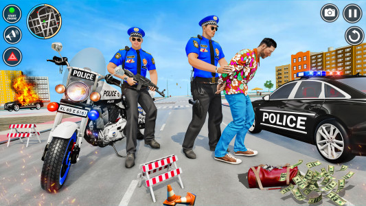 اسکرین شات بازی Police Motor Bike Crime Chase 8
