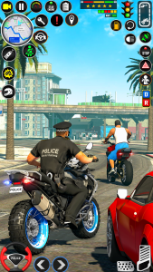 اسکرین شات بازی Police Motor Bike Crime Chase 1