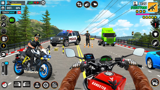 اسکرین شات بازی Police Motor Bike Crime Chase 7
