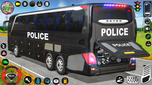 اسکرین شات 7 بازی Police Bus Simulator: Bus Game