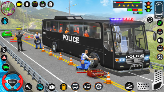 اسکرین شات 8 بازی Police Bus Simulator: Bus Game